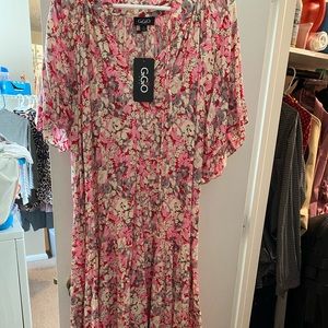Floral dress.